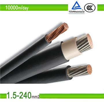 0.6 / 1kv cable fotovoltaico aislado Xlpo de alambre de cobre estañado